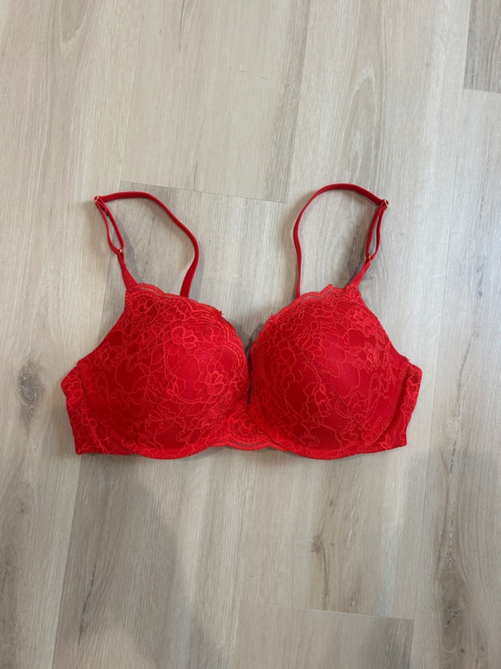 Joyspun Red Lace Push-Up Bra